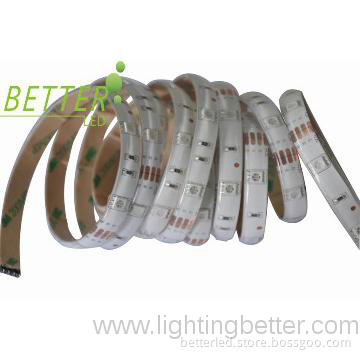 Best selling 5050 60leds/m colourfull RGB strip DC12V white PCB